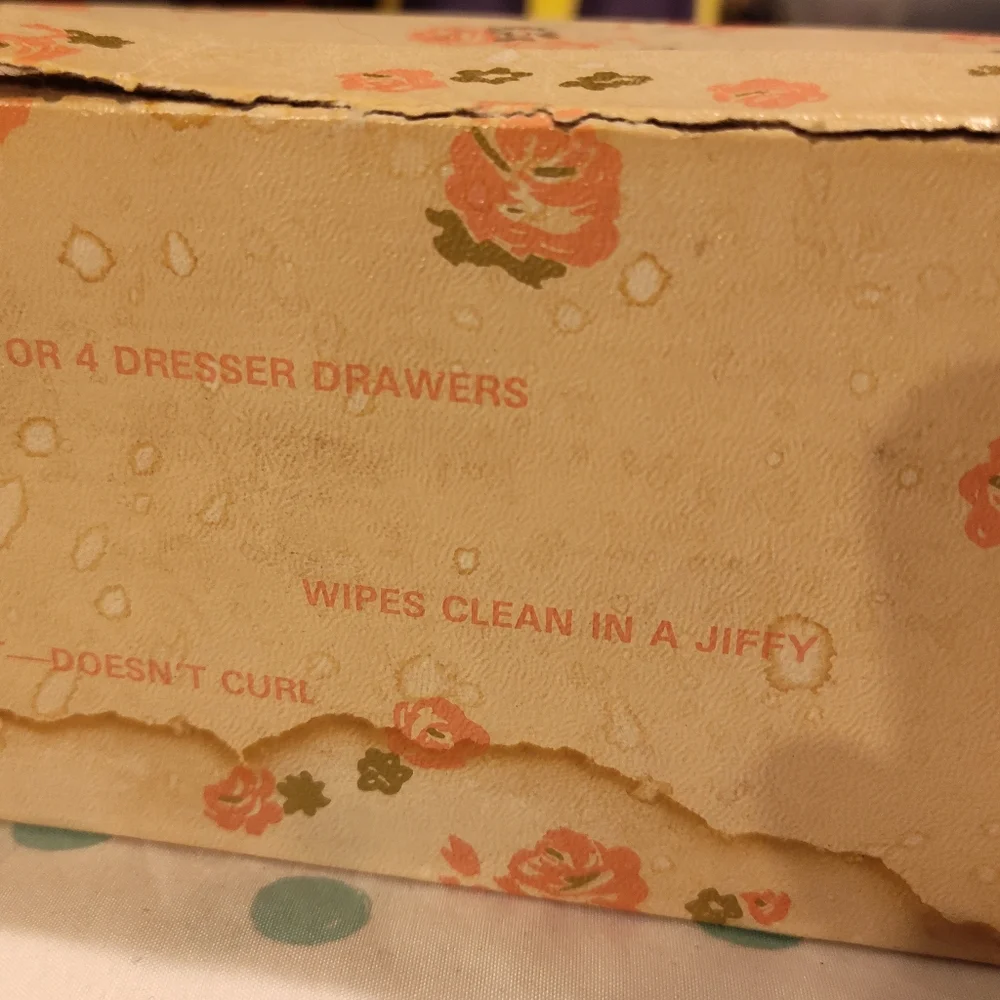 NEW! Vintage PolyFab Scented Drawer Liner